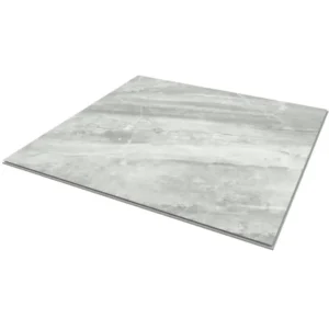 SPC Flooring – Ash Grey – 600mm x 600mm – Pack of 4