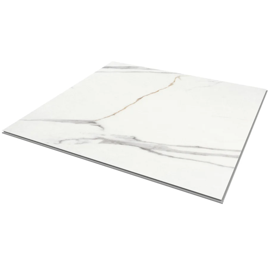 SPC Flooring – Calacatta White – 600mm x 600mm – Pack of 4