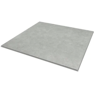 SPC Flooring – Concrete Light – 600mm x 600mm – Pack of 4