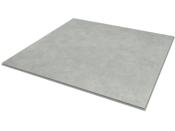 SPC Flooring – Concrete Beige – 600mm x 600mm – Pack of 4