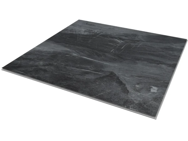 SPC Flooring – Dark Stone – 600mm x 600mm – Pack of 4